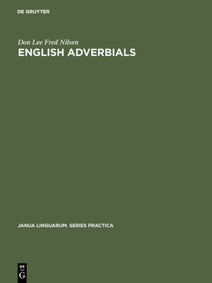 cover image of English Adverbials